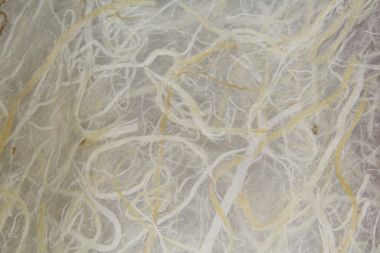 Бумага №12 однотонная с вкраплениями листьев и травы - шампань ― Hobby-Land