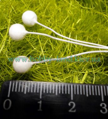 Хлопковые бутоны круглые 6 мм ― Hobby-Land