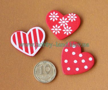 Сэт "Сердечный №4" 6 шт в упаковке ― Hobby-Land