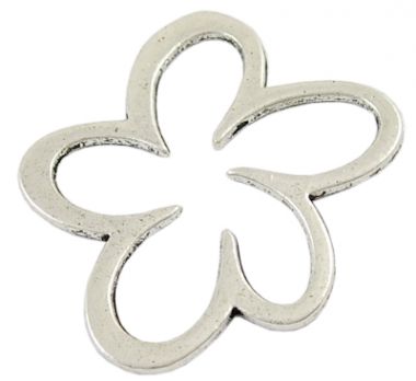 Коннектор античное серебро цветок ― Hobby-Land