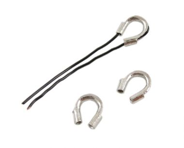 Концевики для проволоки серебристые ― Hobby-Land