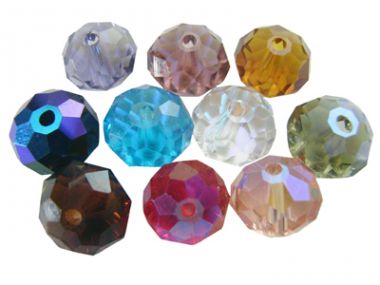 Бусины стеклянные граненые микс ― Hobby-Land