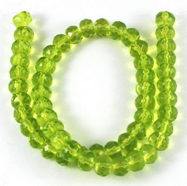 Бусины стеклянные граненые 7 мм ― Hobby-Land