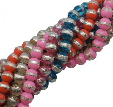 Бусины стеклянные 8 мм ― Hobby-Land