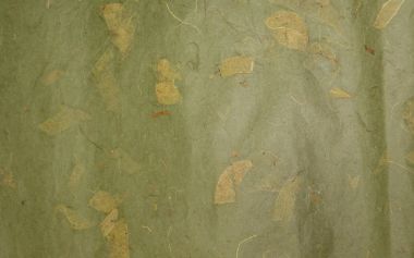 Бумага №18 однотонная с вкраплениями листьев и травы оливковая ― Hobby-Land