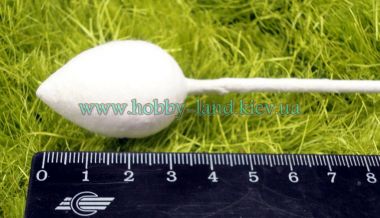 Основа хлопковая конус 25мм, проволока 38см ― Hobby-Land