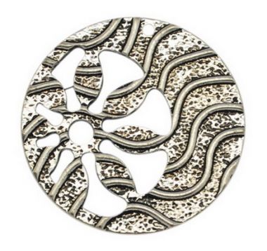 Подвеска круглая Цветок ― Hobby-Land