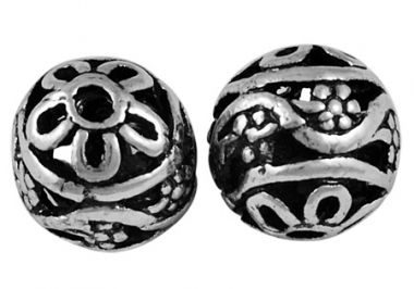 Бусина металлическая ажурная ― Hobby-Land