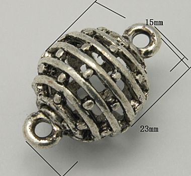 Бусина-коннектор металлическая ажурная ― Hobby-Land