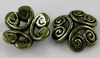Обниматели для бусин античная бронза ― Hobby-Land