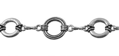 Цепь винтажная серебристая ― Hobby-Land