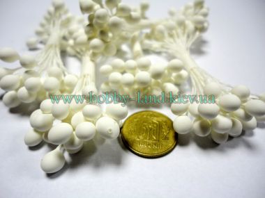 Большие белые круглые тычинки ― Hobby-Land