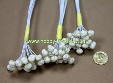 Тычинки для гортензии белые L ― Hobby-Land