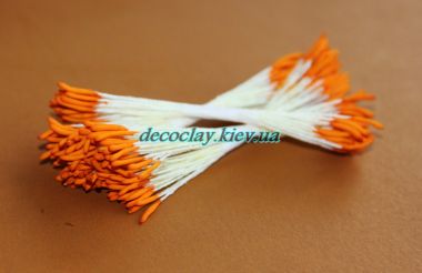 Мелкие оранжевые длинные тычинки на белой нитке ― Hobby-Land