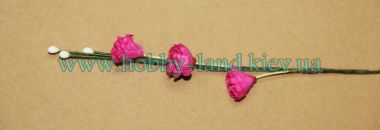 Декоративные цветы на проволке розовые ― Hobby-Land