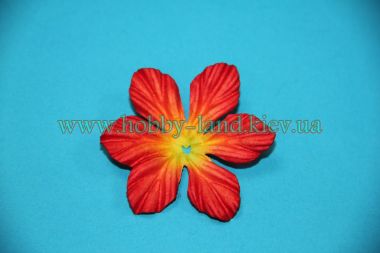 Бумажный цветок красный ― Hobby-Land