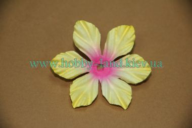 бумажный цветок желтый ― Hobby-Land