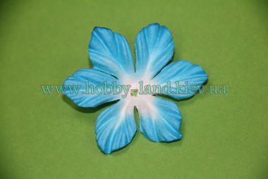 бумажный цветок голубой ― Hobby-Land