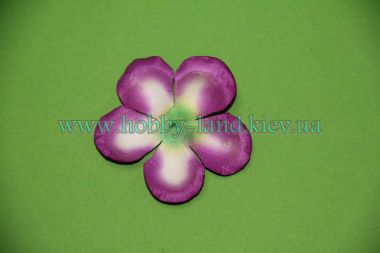 Декоративный цветок пяти лепестковый фиолетовый ― Hobby-Land