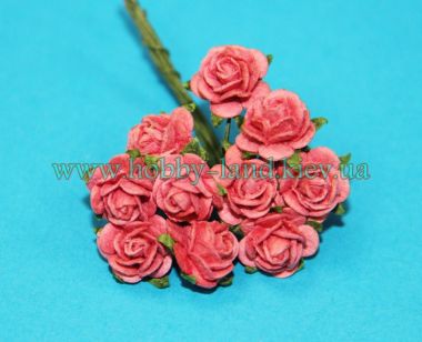 Роза 10шт в пучке (розовый) ― Hobby-Land
