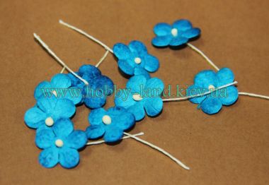 Декоративные цветы, ярко-голубые ― Hobby-Land