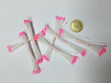 Мелкие тычинки  розовые на белой нити ― Hobby-Land