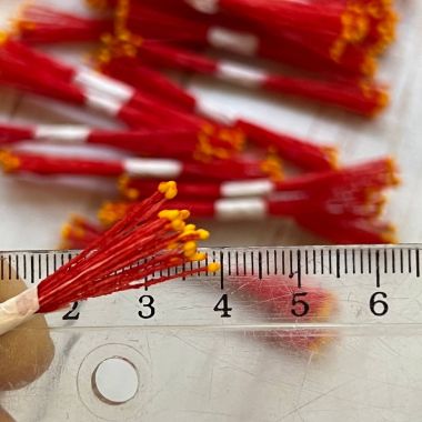 Мелкие желтые тычинки на красной нитке   ― Hobby-Land